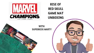 Marvel Champions Rise of Red Skull Gam Mat UNBOXING