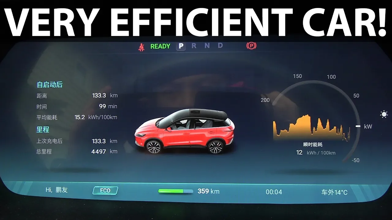Xpeng G3 520 range test (Chinese version)
