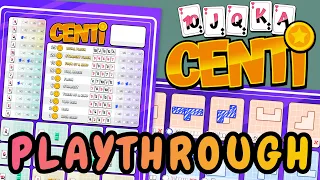 Centi Print and Play Game Full Teach & Playthrough