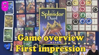 Splendor Duel, Game overview & First impression - Review