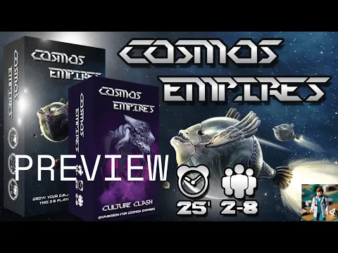 "Cosmos: Empires" and "Culture Clash" Expansion Preview on Gamefound