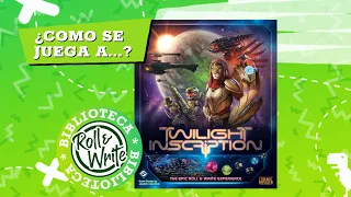 Como se Juega a Twilight Inscription en castellano (Juego de Mesa Roll & Write )