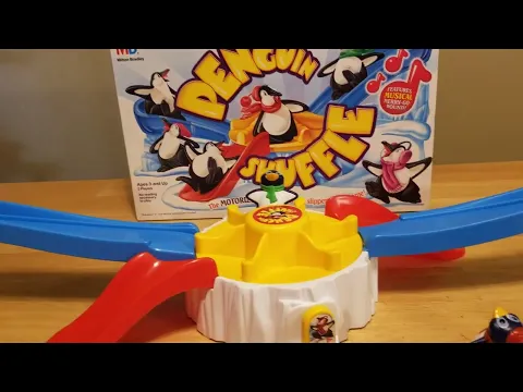 penguin shuffle motorized board game from 1995 test run