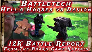 Battletech Battle Report Hell's Horses vs Davion 12K