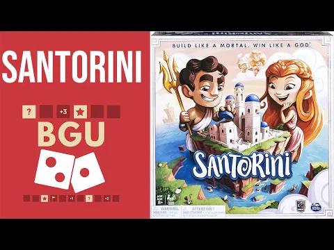 Santorini Board Game Unboxing