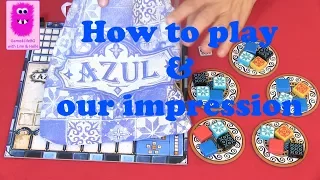 Azul, How to play & our impression (In English, board game)