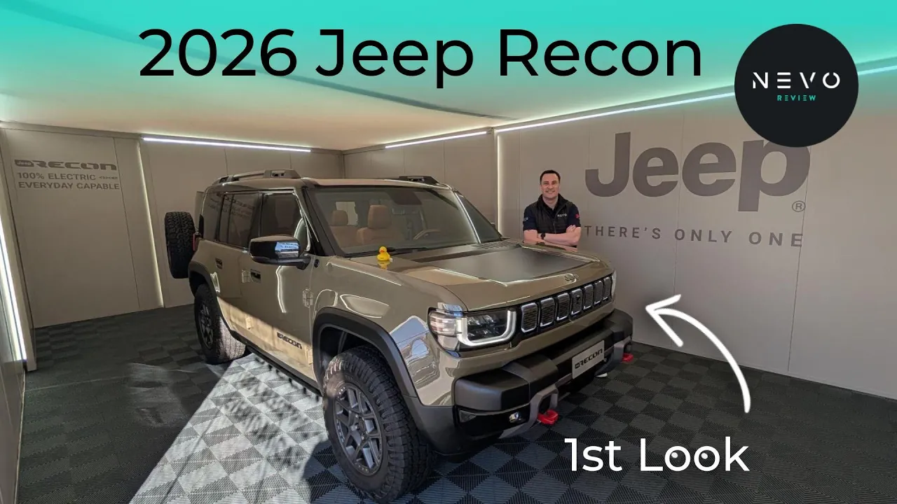2026 All-New Jeep Recon! Doors Off, EV On: First Look