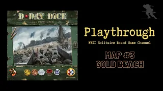 D-Day Dice (Second Edition) - Playthrough - Beach #3 - Gold Beach