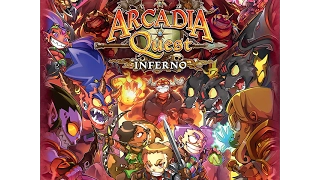 Unboxing en español del Kickstarter del Arcadia Quest: Inferno