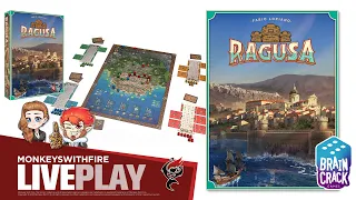 RAGUSA - BRAINCRACK GAMES | BOARD GAME LIVE PLAY |