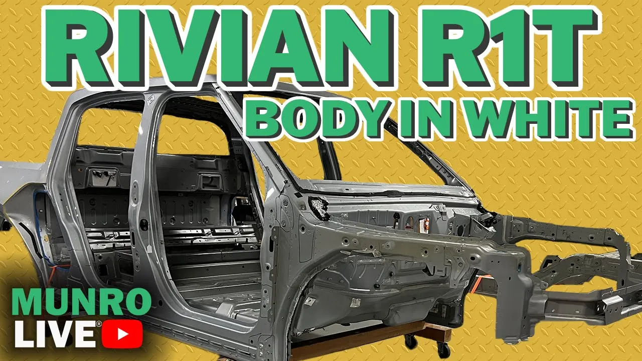 The Rivian Returns! R1T Body in White