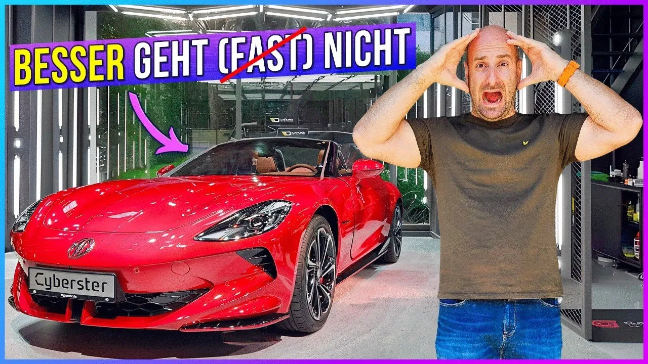 MG Cyberster E-Cabrio: Warum ich den direkt kaufen werde!