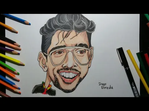 HOMENAGEM A GABRIEL DINIZ CARICATURA? AO VIVO