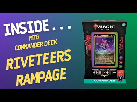 Inside…Streets of New Capenna Commander Deck - Riveteers Rampage (4K 60fps)
