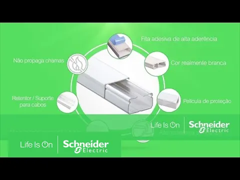 Canaleta 20x12mm 2Metros com adesivo DEXSON 10051 Schneider