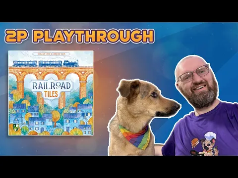Railroad Tiles with World and Country Side 2p Playthrough