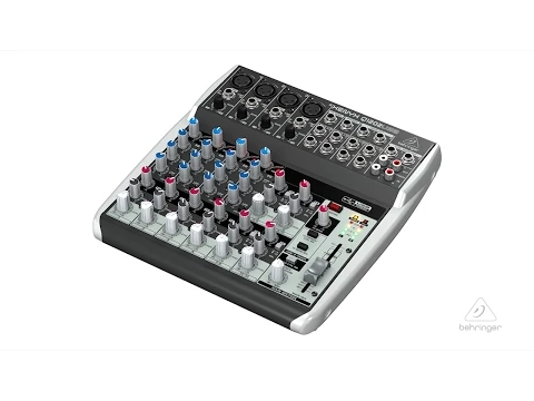 Product video thumbnail for Behringer Xenyx Q1202USB 12-Input Audio Mixer with Gator Bag