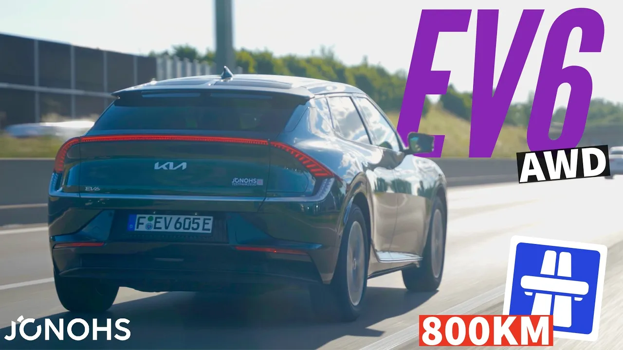 Kia EV6 Langstreckentest - 800km mit dem Allrad auf der Autobahn (190/150/130KMH)