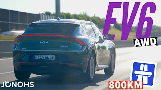 Kia EV6 Langstreckentest - 800km mit dem Allrad auf der Autobahn (190/150/130KMH)
