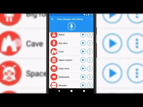 Видеоклип на Voice changer with effects