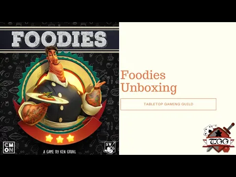Foodies Board Game Unboxing