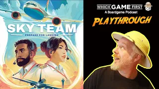 Sky Team Playthrough by Which Game First - A Board Game Podcast