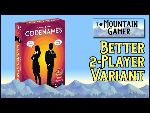 Codenames Better 2-player variant • How to play!【ツ】Amazing word game for two players!