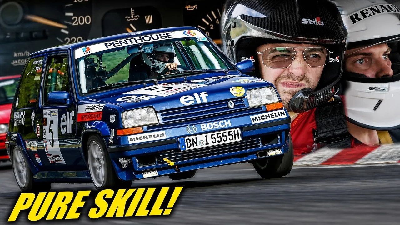 CRAZY Renault 5 & Driver are Back for More! // Nürburgring