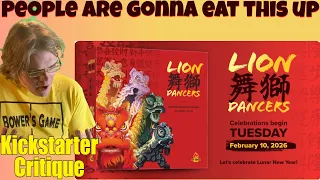 Lion Dancers: A Board Game Celebrating the Lunar New Year (A) Kickstarter Critique Review