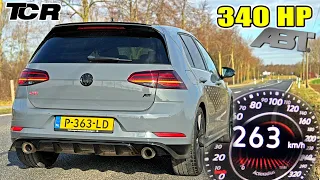 VW GOLF MK7 GTI TCR ABT // 0-100 100-200 TOP SPEED POV & SOUND