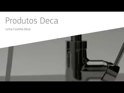 Torneira Monocomando Gourmet para Pia de Cozinha Bica Alta Cromada Spin Gourmet Deca