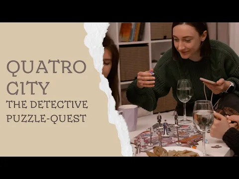 Quatro City. Your Interactive story-telling puzzle quest
