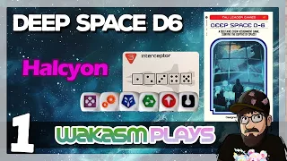 Deep Space D-6 - The Halcyon's First Voyage👨‍🚀- A soloboardgaming playthrough [Ep 1]