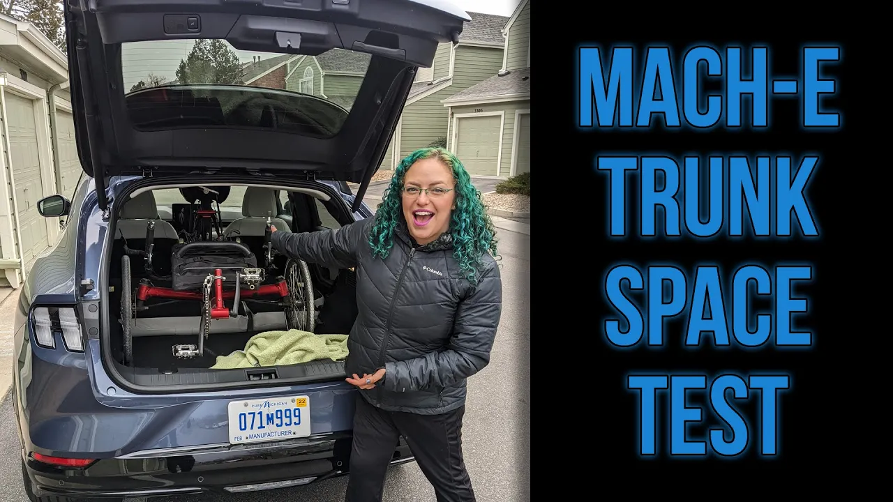 Mustang Mach-E Trunk Space Test