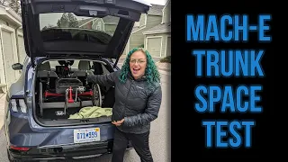 Mustang Mach-E Trunk Space Test