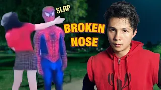 Spider-Man Cosplayer PUNCHED by Classmates… (My Response to Aydin)