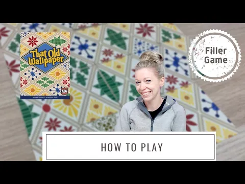 That Old Wallpaper | How to Play | Table Top Board Game | Family Board Game | Filler Board Game