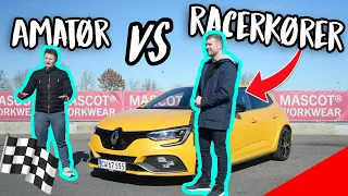 AMATØR VS RACERKØRER - Hvor stor forskel er der på en omgang?
