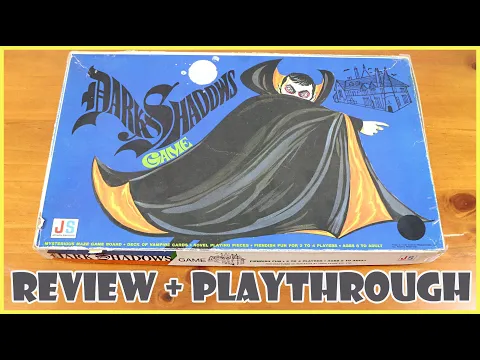 Dark Shadows Board Game Review & Full Playthrough! 1968 | Board Game Night