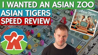 Asian Tigers - Board Game Review - I Was Hoping For A Zoo Game!
