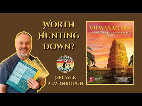 Is This Hard-to-Find Board Game Actually Worth It? | Vijayanagara Full Playthrough