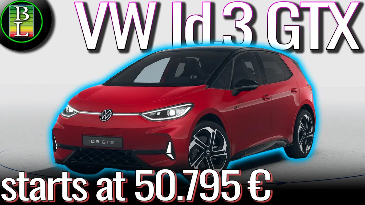 You can now order the NEW VW Id.3 GTX