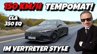Reichweiten-Schock bei 150 km/h? Mercedes CLA 350 EQ im Härtetest. #ev
