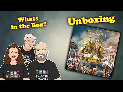 Unboxing Thebai | First Look at This Epic Ancient Greece Strategy Game! ️