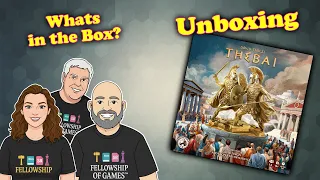 Unboxing Thebai | First Look at This Epic Ancient Greece Strategy Game! ️