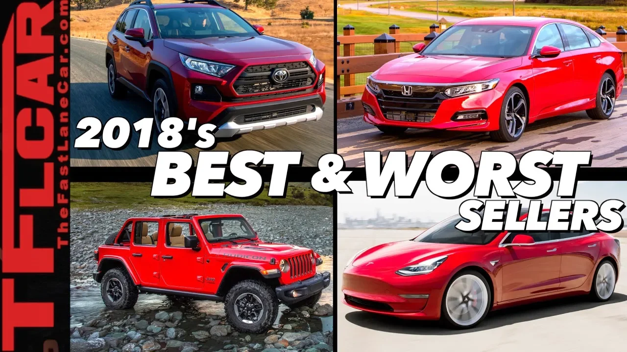 Winners and Losers: These are the Top 10 Best & Worst Selling Cars of the Year!