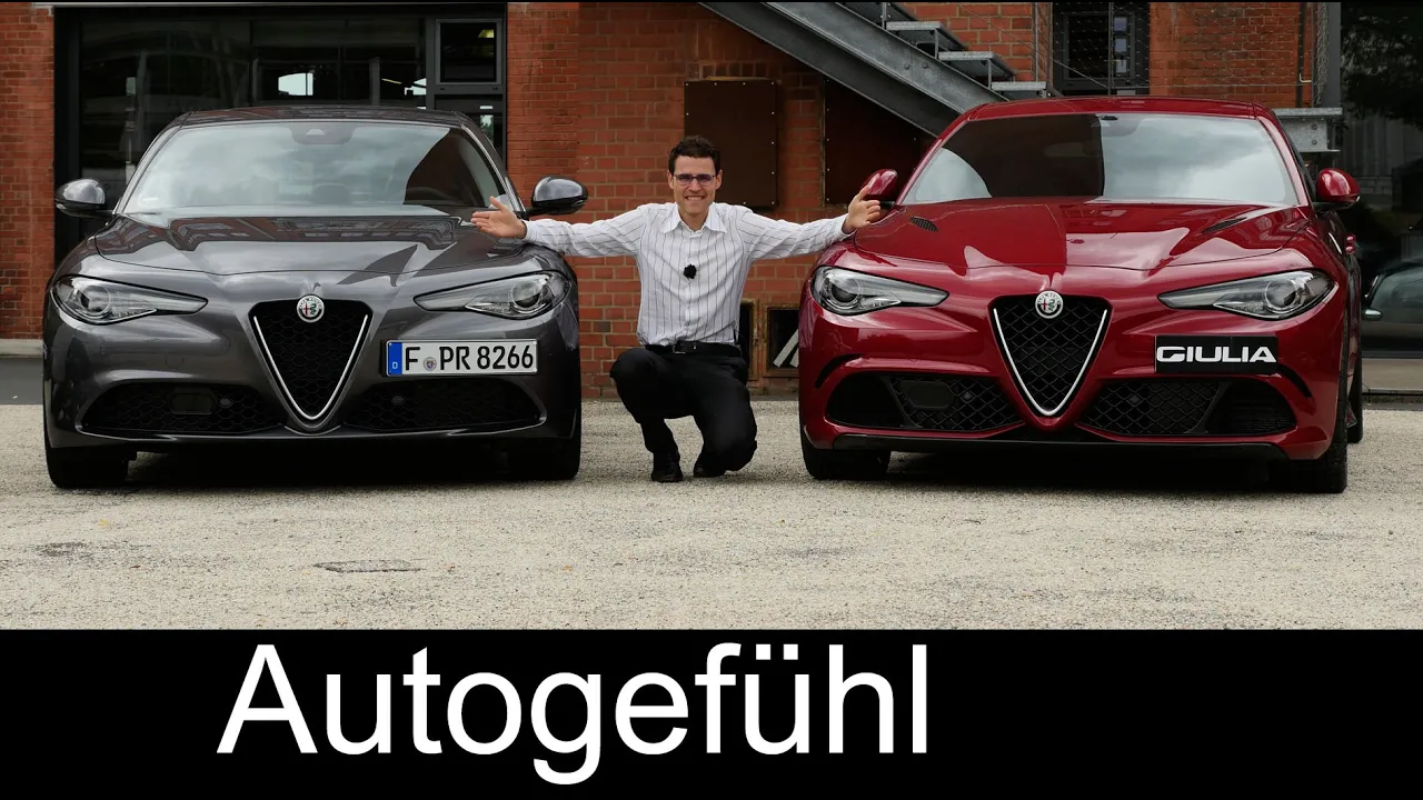 Alfa Romeo Giulia Super & Quadrifoglio FULL REVIEW test driven all-new neu 2017