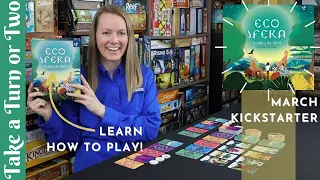 ECOSFERA Preview | Take a Turn or Two of a Cooperative Deck-Building Game (at Kickstarter in March)