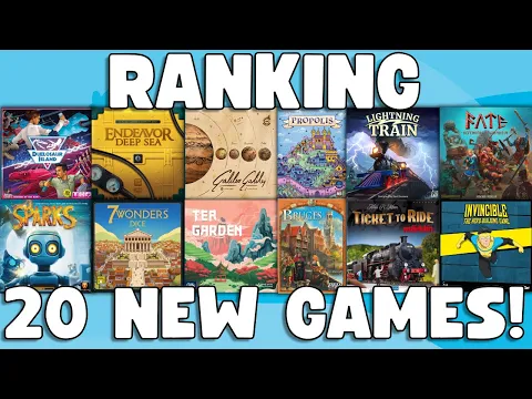 Ranking 20 Games We Played at the World Series of Board Gaming!