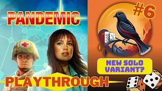 Pandemic Board Game Playthrough | New Solo Variant?